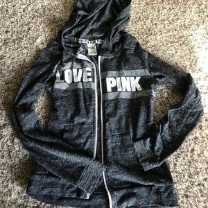 Pink Zip-Up Hoodie